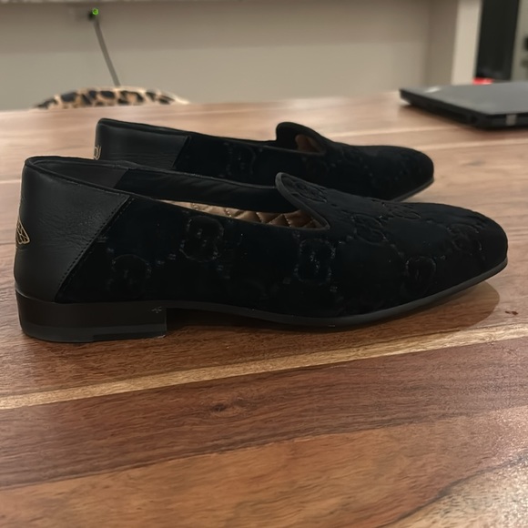Gallipop GG Velvet Gucci Loafers - Picture 6 of 8